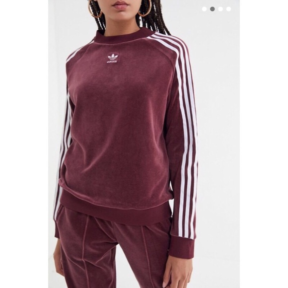 Adidas Velvet Crewneck Sweatshirt 